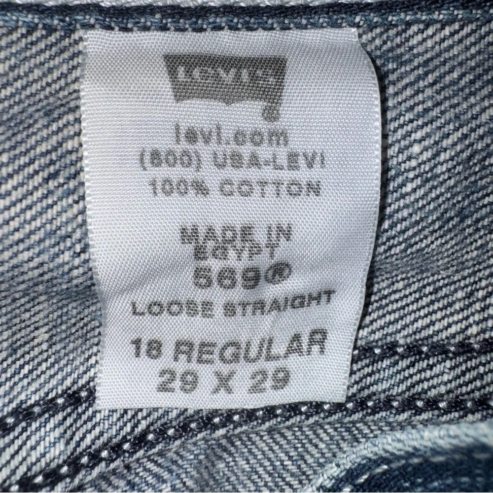 Levi’s 569 Boys 18 Reg 29x29 Loose Straight Medium Wash Jeans Denim Y2K BaggyFit